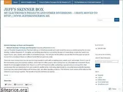 Sites similar to jeffskinnerbox.wordpress.com