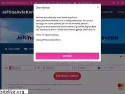 Sites similar to jeftineaviokarte.rs