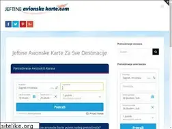 Sites similar to jeftineavionskekarte.net