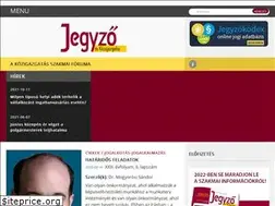 Sites similar to jegyzo.hu