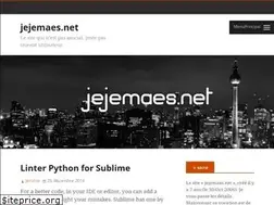 Sites similar to jejemaes.net