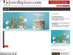 Sites similar to jejouedupiano.com