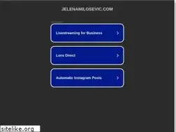 Sites similar to jelenamilosevic.com