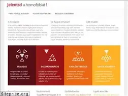 Sites similar to jelentsd-a-homofobiat.hu