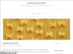 Sites similar to jemangesansresidus.wordpress.com