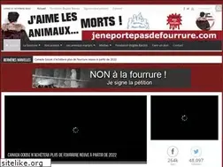 Sites similar to jeneportepasdefourrure.com