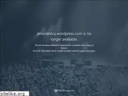 Sites similar to jeneratorcu.wordpress.com