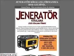Sites similar to jeneratorkiralamak.com