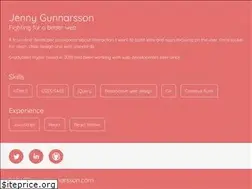 Sites similar to jennygunnarsson.com