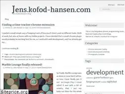Sites similar to jens.kofod-hansen.com