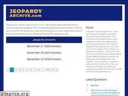 Sites similar to jeopardyarchive.com