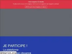 Sites similar to jeparticipe-grandpoitiers.fr