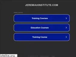 Sites similar to jeremiahinstitute.com