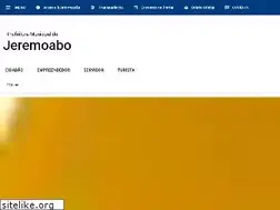 Sites similar to jeremoabo.ba.gov.br