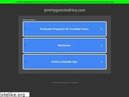 Sites similar to jeremygoestoafrica.com