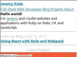 Sites similar to jeremykratz.com