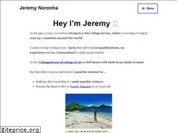 Sites similar to jeremynoronha.com