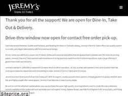 Sites similar to jeremysfarmtotable.com