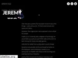 Sites similar to jeremyteo.com