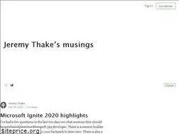 Sites similar to jeremythake.com