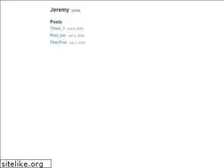 Sites similar to jeremywho.com