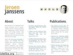 Sites similar to jeroenjanssens.com