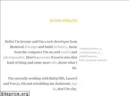 Sites similar to jerome-arfouche.com