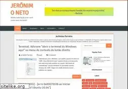 Sites similar to jeronimofsneto.blogspot.com