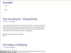 Sites similar to jerryfahrni.com