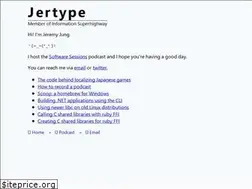 Sites similar to jertype.com