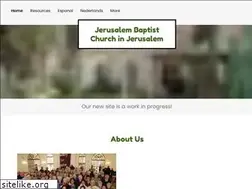 Sites similar to jerusalembaptistchurch.org