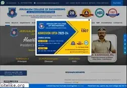 Sites similar to jerusalemengg.ac.in