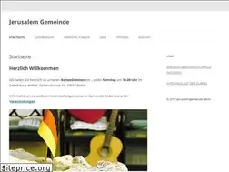Sites similar to jerusalemgemeinde.de