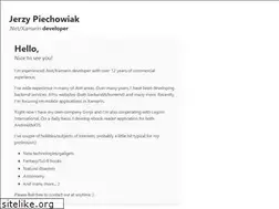 Sites similar to jerzypiechowiak.pl