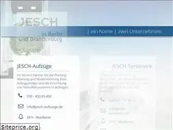 Sites similar to jesch-aufzuege.de