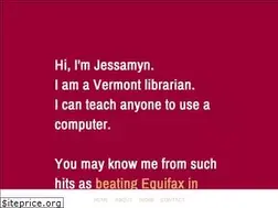 Sites similar to jessamyn.com