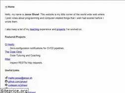 Sites similar to jesse.sh