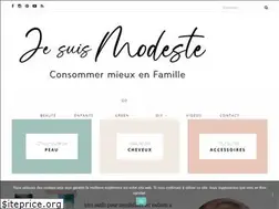 Sites similar to jesuismodeste.fr