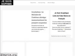 Sites similar to jesuissceptique.com