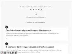 Sites similar to jesuisundev.com