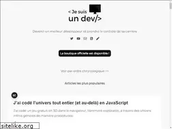 Sites similar to jesuisundev.fr