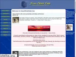Sites similar to jesuschristonly.com