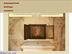 Sites similar to jesuskind-wettingen.ch