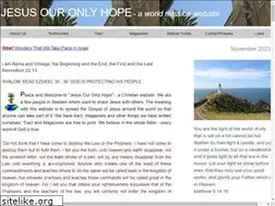 Sites similar to jesusouronlyhope.com