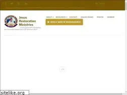 Sites similar to jesusrestorationministries.org