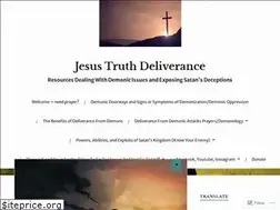 Sites similar to jesustruthdeliverance.com