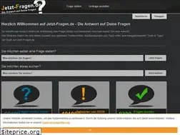 Sites similar to jetzt-fragen.de