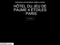 Sites similar to jeudepaumehotel.com