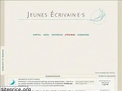 Sites similar to jeunesecrivains.com