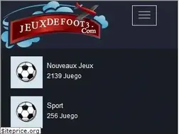 Sites similar to jeuxdefoot3.com